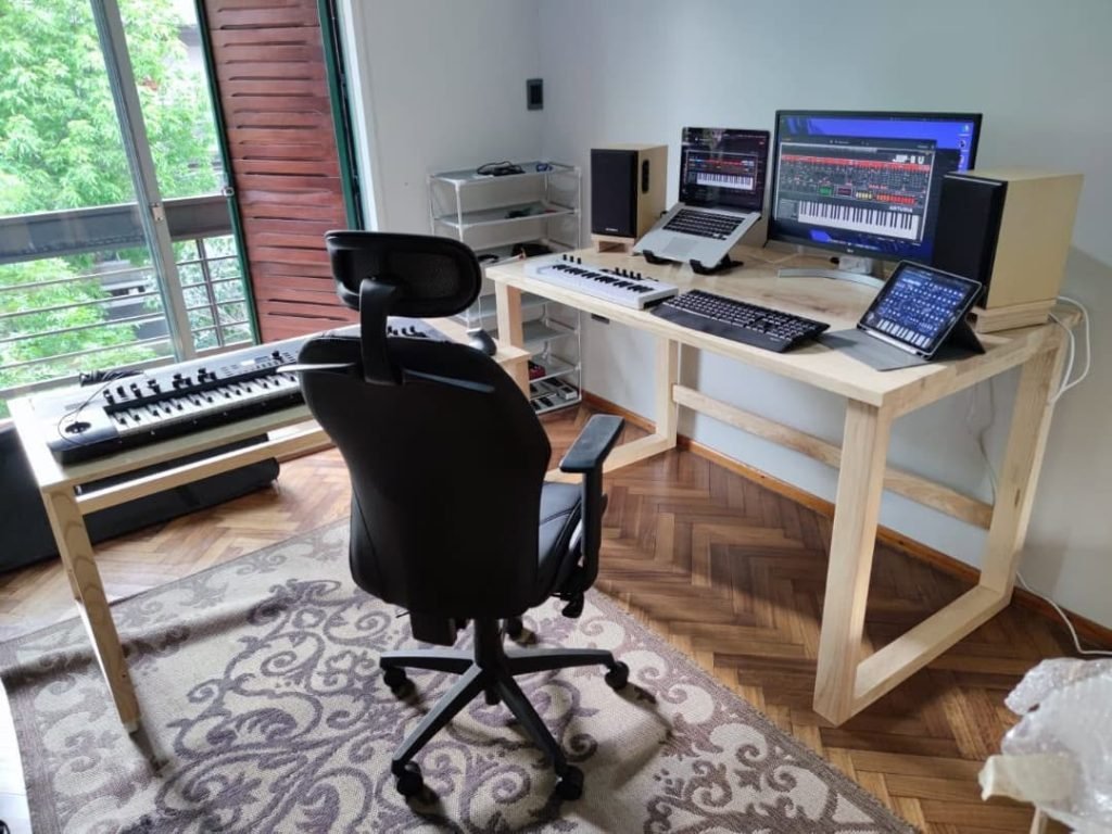 Mesa de audio para Diego Llarrull
