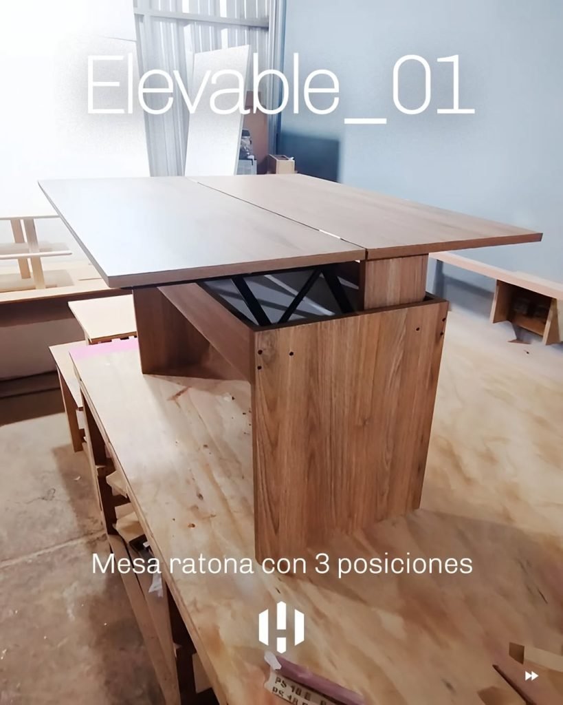 Mesa ratona elevable