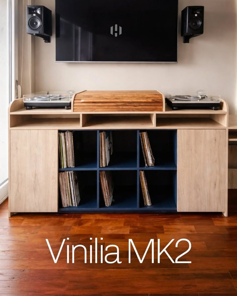 Rack de vinilos para Luciano